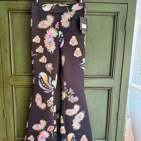 Cynthia Rowley Bonded Flare Pant - Picture 4 of 5